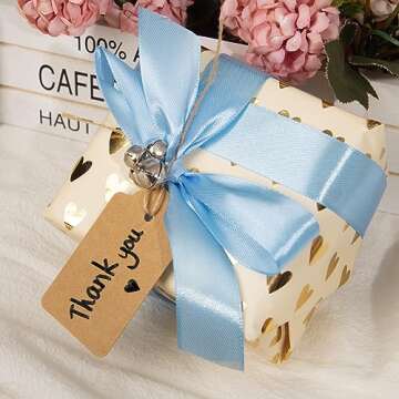 VGOODALL 150PCS Kraft Paper Tags - Durable Gift Labels