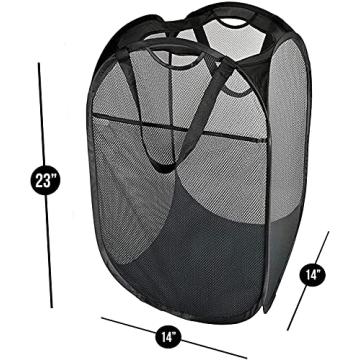 Portable Laundry Basket - Durable, Collapsible Hamper for Travel