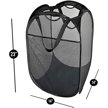 Portable Laundry Basket - Durable, Collapsible Hamper for Travel