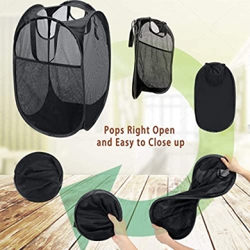 Portable Laundry Basket - Durable, Collapsible Hamper for Travel