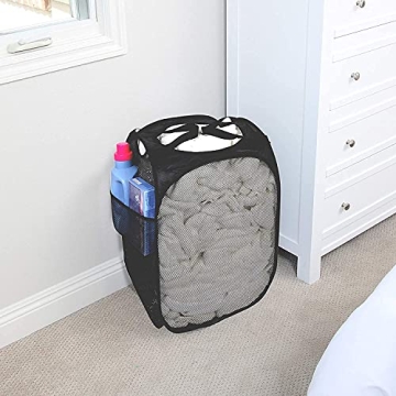 Portable Laundry Basket - Durable, Collapsible Hamper for Travel