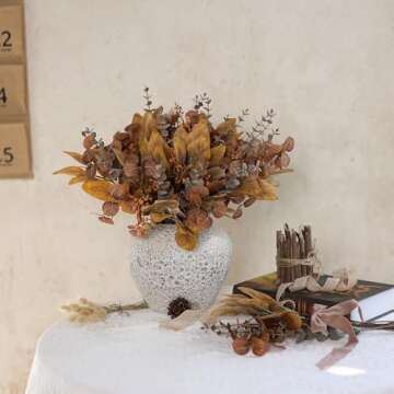 YXZZWL 110 Pcs Mixed Eucalyptus Stems for Floral Designs