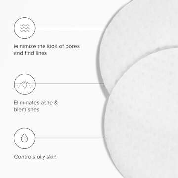 tingl Face & Body Exfoliator Pads – FSA/HSA Eligible Skin Care with Glycolic Acid, Lactic Acid & Salicylic Acid – Face Exfoliator & Toner Pads for Acne Treatment, Pore Minimizer & Blackhead Remover