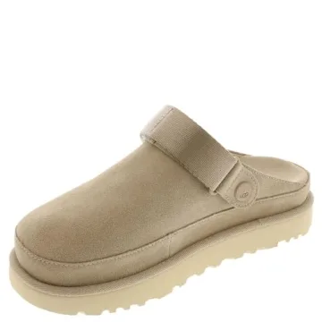 UGG Women's GOLDENSTAR Clog, Sand, 7
