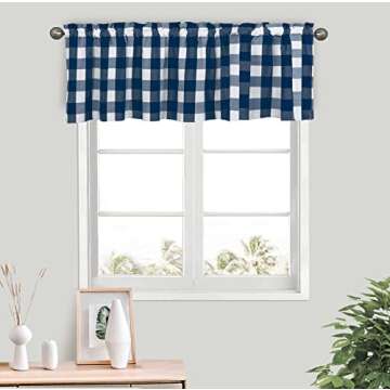 Classic Buffalo Check Valances 54" x 18" for Home Decor
