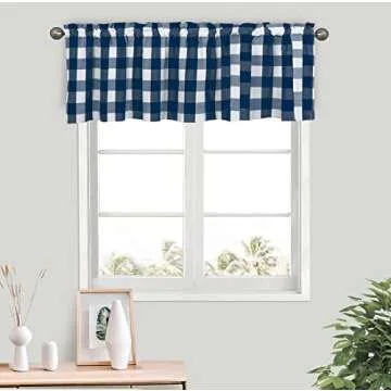 Classic Buffalo Check Valances 54" x 18" for Home Decor