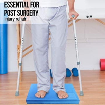 XL Foam Balance Pad – FREE Strap and Guide for Better Balance