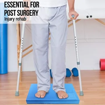 XL Foam Balance Pad – FREE Strap and Guide for Better Balance