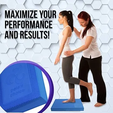 XL Foam Balance Pad – FREE Strap and Guide for Better Balance