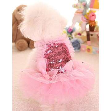 Puppy Blingbling Dress for Special Occasions