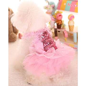Puppy Blingbling Dress for Special Occasions