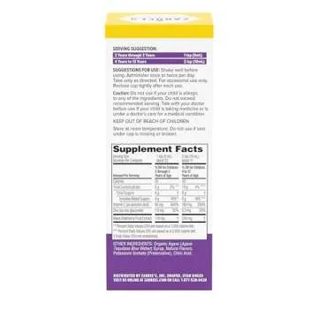 Zarbee's Elderberry Syrup for Kids, Daily Immune Support with Vitamin C & Zinc, Childrens Liquid Supplement, Natural Berry Flavor, 4 fl oz