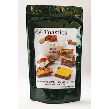 Toasties Crackers - Low-Carb & Gluten-Free Flavorful Snack
