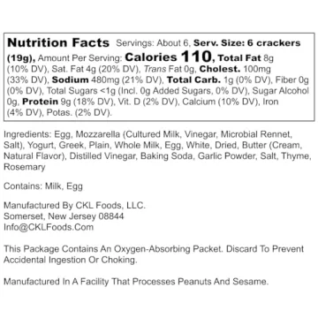 Toasties Crackers - Low-Carb & Gluten-Free Flavorful Snack