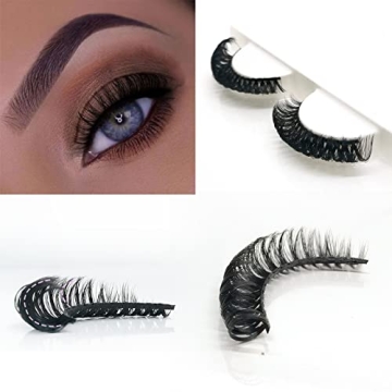 Royaomis D-Curl False Eyelashes for Stunning Looks