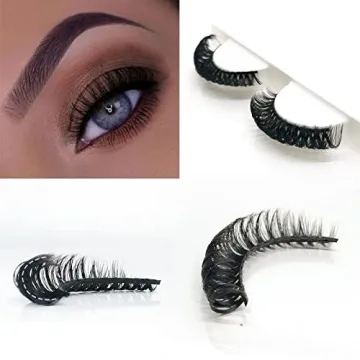 Royaomis D-Curl False Eyelashes for Stunning Looks