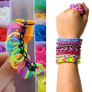 VICOVI 15000 Colorful Rubber Loom Bands for Crafting
