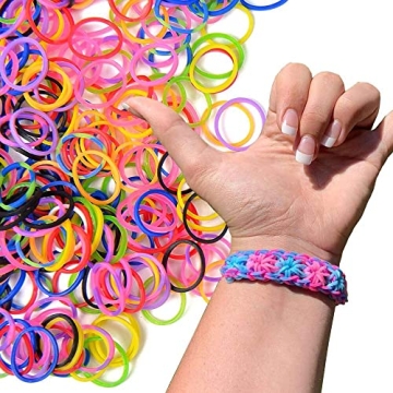 VICOVI 15000 Colorful Rubber Loom Bands for Crafting