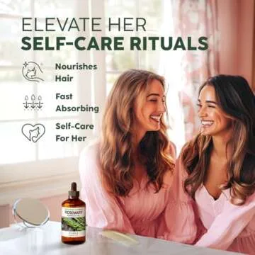 Kukka Rosemary Oil for Hair - 4 Fl Oz - 100% Pure Natural Rosemary Essential Oil - A Great Addition for Shampoo & Scalp Treatments - Made for Hair Care, Skin, Diffusers, Aromatherapy & DIY Soap Making