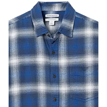 Amazon Essentials Men's Long-Sleeve Flannel Shirt - Stylish Comfort