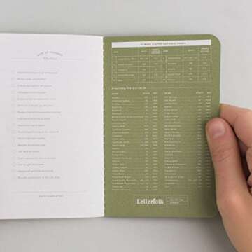 Letterfolk National Park Passport Journal — Pocket-sized Outdoor Experience Book (3.5" W x 5.5" H)