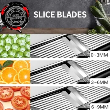 Vekaya Mandoline Slicer - Premium Vegetable Cutter for Kitchen
