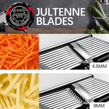 Vekaya Mandoline Slicer - Premium Vegetable Cutter for Kitchen