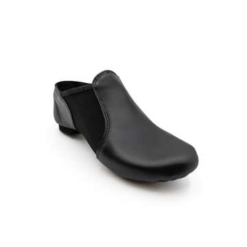 Capezio Women's EJ2 E-Series Jazz Slip-On Shoe, Black, 8.5M US