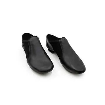 Capezio Women's EJ2 E-Series Jazz Slip-On Shoe, Black, 8.5M US