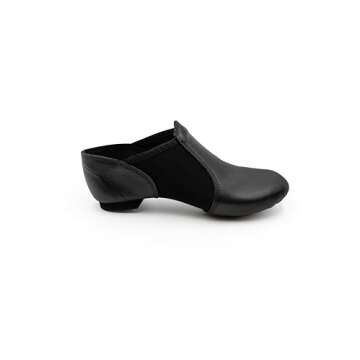 Capezio Women's EJ2 E-Series Jazz Slip-On Shoe, Black, 8.5M US