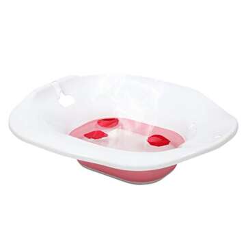 Sitz Bath for Toilet Seat – Perfect for Postpartum Care & Yoni Steam – Designed for Soothing and...