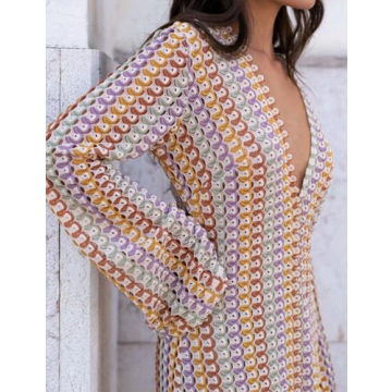 Yimoon Women’s Striped Maxi Long Dress for Summer Style