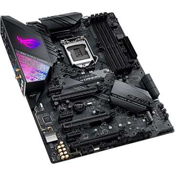 ASUS ROG Strix Z390-E Gaming Motherboard LGA1151 (Intel 8th 9th Gen) ATX DDR4 DP HDMI M.2 USB 3.1 Gen2 802.11AC Wi-Fi