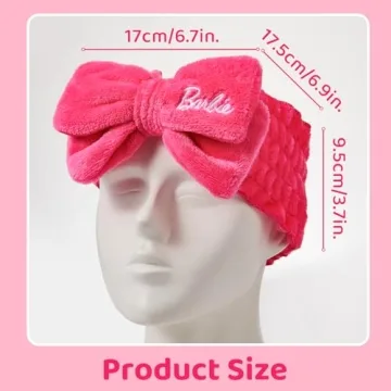 MINISO Barbie Bowknot Headband - Stylish Hair Accessory