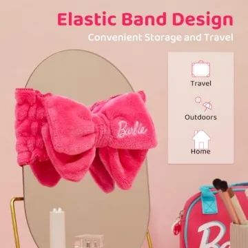 MINISO Barbie Bowknot Headband - Stylish Hair Accessory