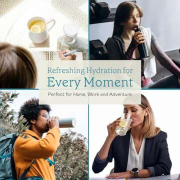 GOODONYA Organic Hydration Electrolyte Powder | Lemon, Coconut Water, Magnesium, Himalayan Pink Salt | Only 1g Sugar, No Artificial Flavors | USDA Organic & Plant-Based | 20 Servings