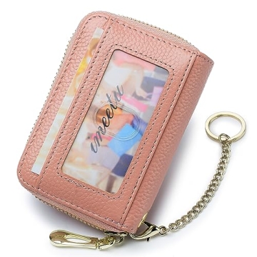 imeetu RFID Small Leather Wallet for Women