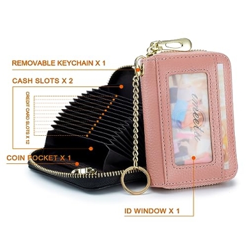 imeetu RFID Small Leather Wallet for Women