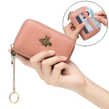 imeetu RFID Small Leather Wallet for Women