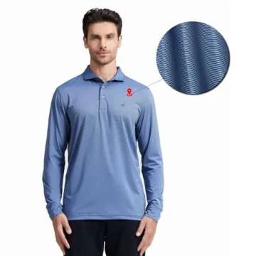 Men’s Golf Shirts Dry Fit UPF30+ Style & Comfort