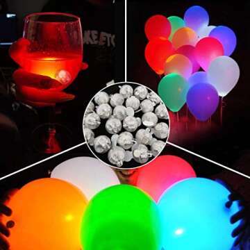 K.E.J. Waterproof Multicolor Mini LED Balloon Lights