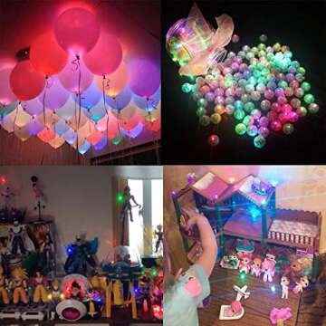 K.E.J. Waterproof Multicolor Mini LED Balloon Lights