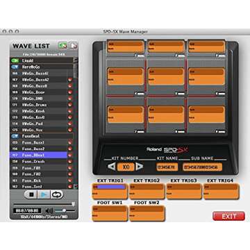 Roland SPD-SX Percussion Sampling Pad with 4GB Internal Memory, Black medium
