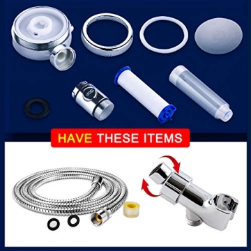 Best Water-Saving Chrome Shower Head with Pause Switch