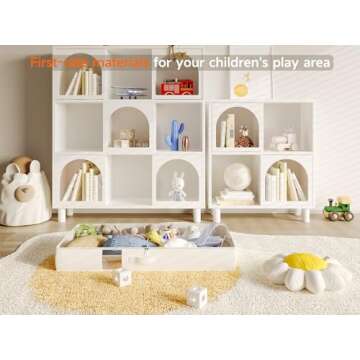 TidyCorner Soft Under Bed Storage Containers, Foldable Under Bed Storage Bags for Clothing, Blankets, Toys, Underbed Storage with Clear Window, Strong Zipper, 33" L * 17.5" W * 4.7" H, Beige, 4 Pack