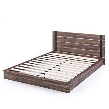 ZINUS Brock King Bed Frame with Solid Wood Design