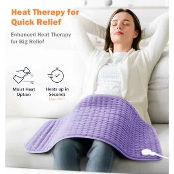17"x33" Heating Pad for Ultimate Pain Relief and Comfort