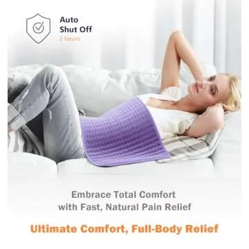 17"x33" Heating Pad for Ultimate Pain Relief and Comfort