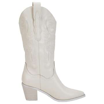 Stylish Comfortable VETASTE Women's Western Cowboy Boots