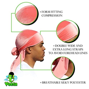 Veeta Velvet Durag for Perfect Waves and Comfort